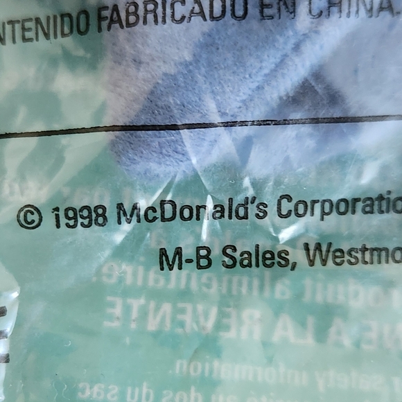 🦩 Ty Beanie Baby “Scoop” the Pelican – 1998 McDonald’s Exclusive, Sealed Collec - Picture 5 of 8